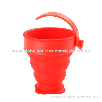 Traveling Silicone Foldable Water Cup